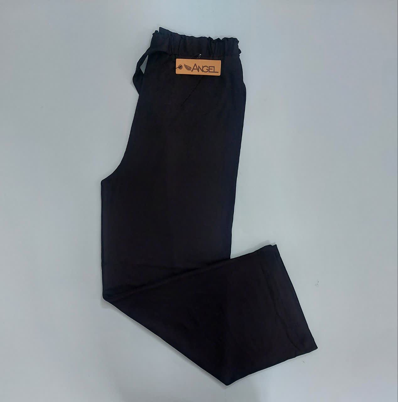 شلوار راحتی زنانه ویسکوز کمر کش نیم بگ برند انجل